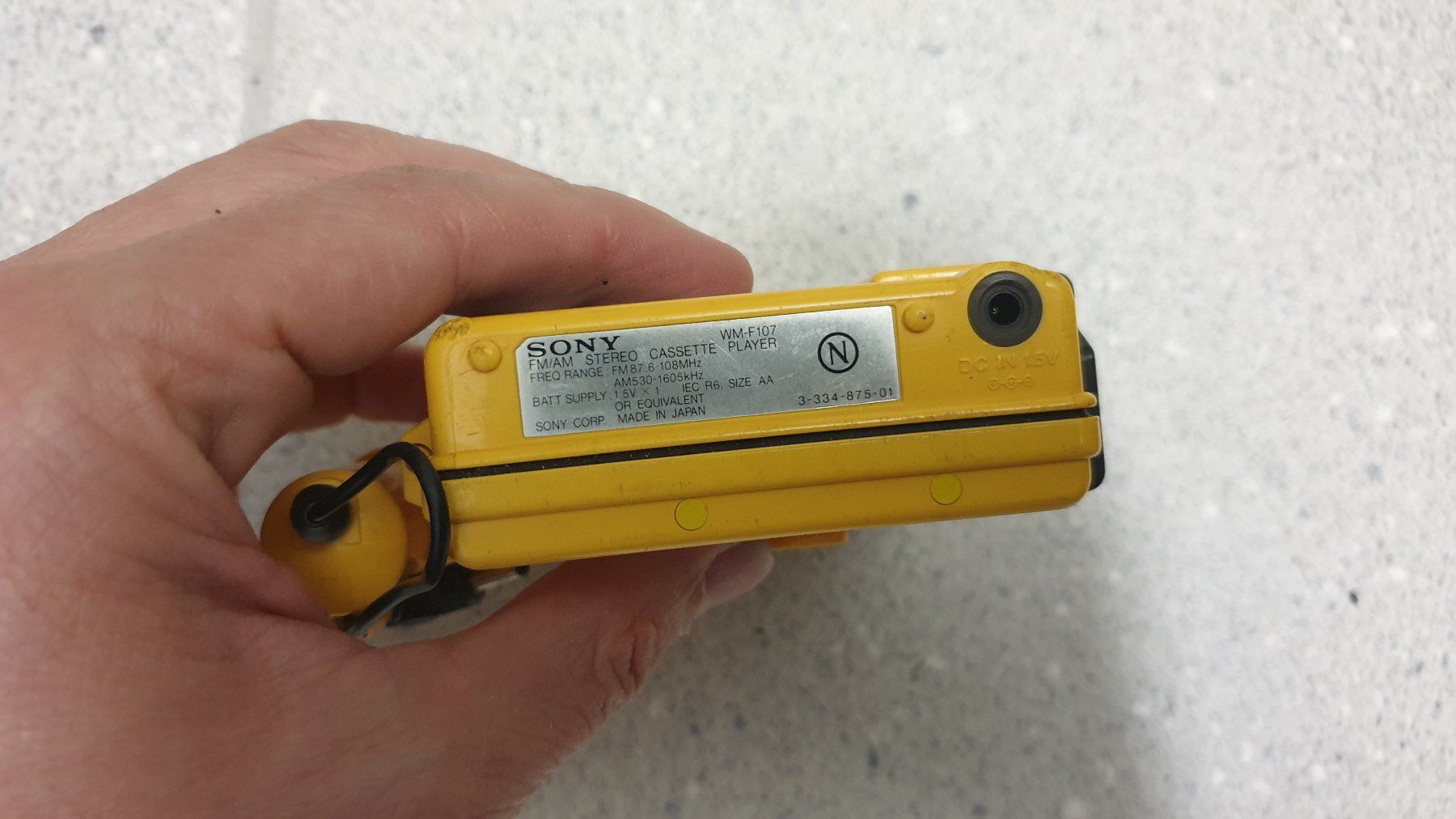 Sony Lettore multimediale portatile: SONY Solar Walkman WM-F107 – Usato da Stäfa venduto da Supertramp73 6