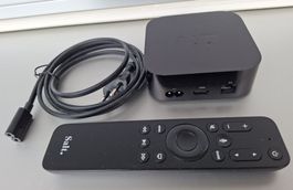 Apple TV 4K 32GB A2169 mit Netzkabel und Salt-Fernbedienung
