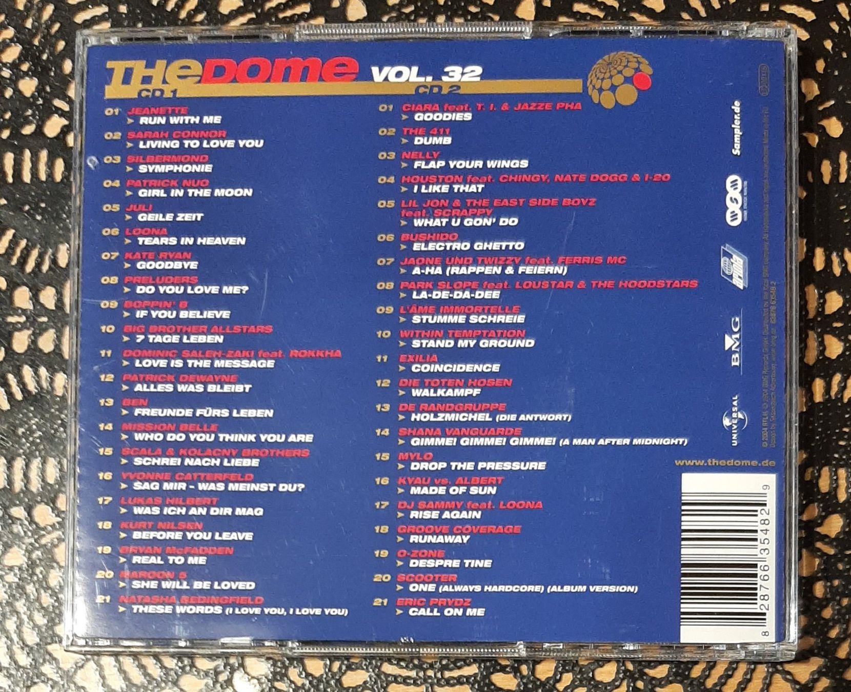 CDs: The Dome Vol. 32, Doppel-CD 2004, Hit Compilation, Sampler – Gebraucht aus Amriswil von Celini3 1