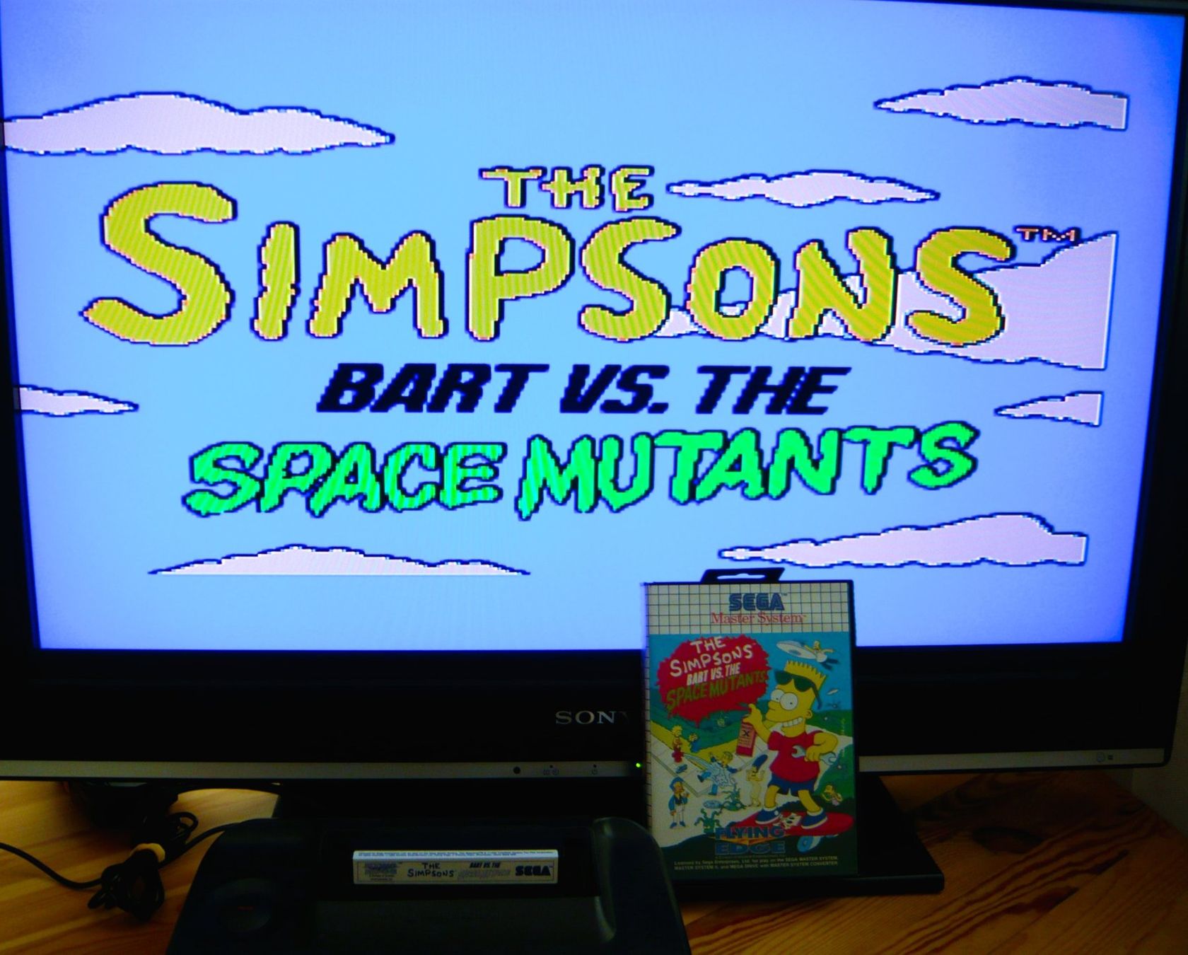Sega Giochi: SEGA Master System : Simpsons (Bart vs space mutants), CIB – Usato da Onex venduto da Jaguar1986