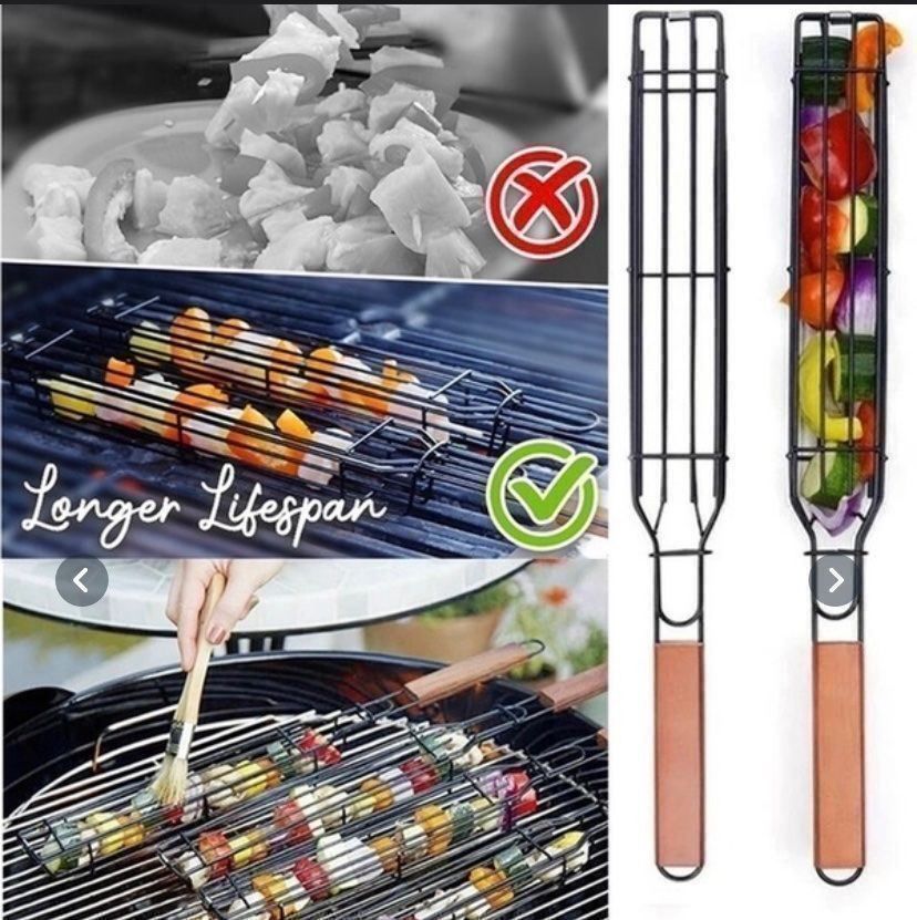 Griglie: Grillwerkzeug / Diese Kebabkörbe / 1 Pcs. – Nuovo e nell'imballaggio originale da Seon venduto da Aaargauer01 8