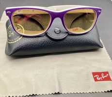 Ray-Ban RB 2132 New Wayfarer Sonnenbrille 55 mm lila