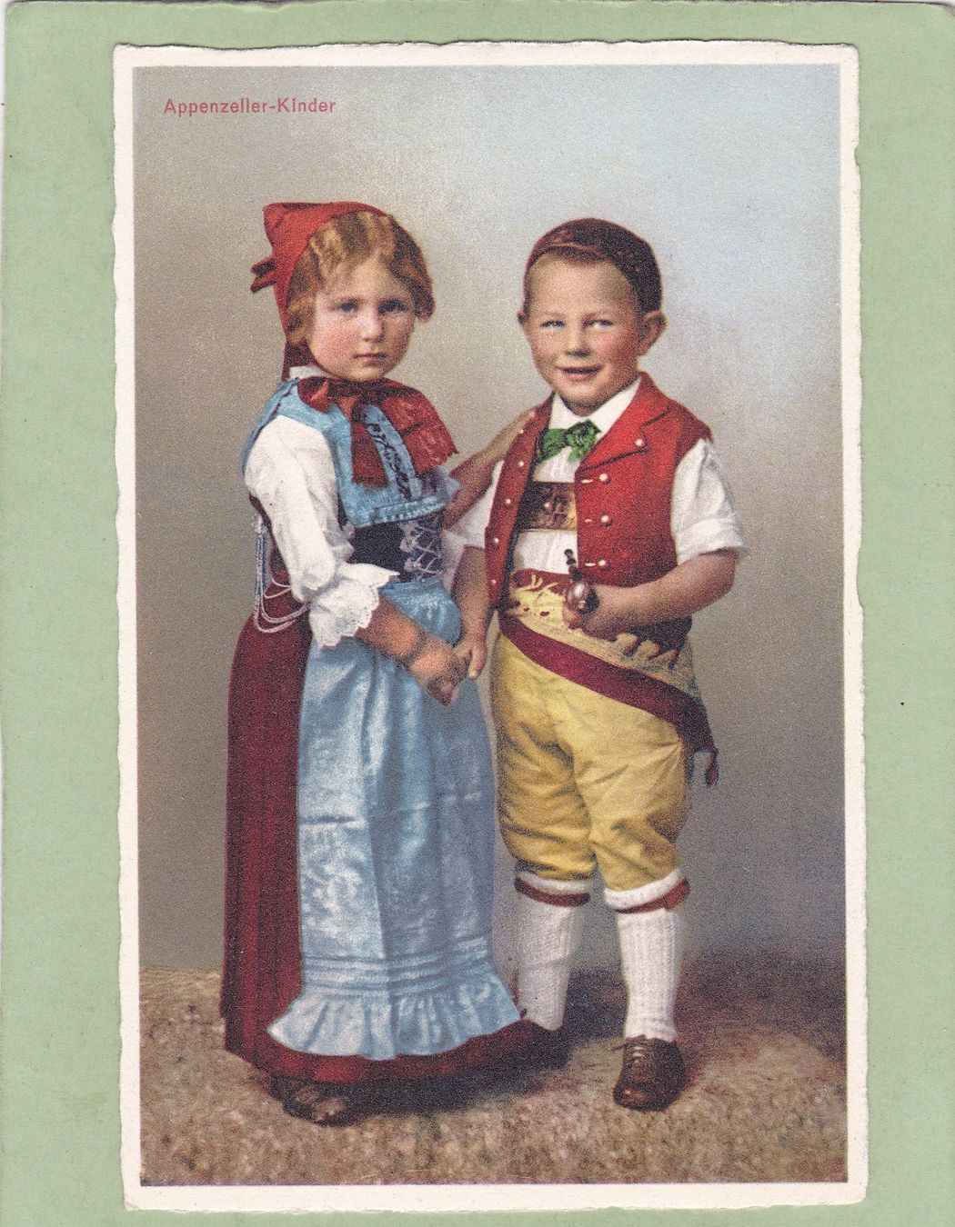 Cartes postales: Kitsch Appenzeller Kinder – D'occasion à Herisau par Lisegrat2008