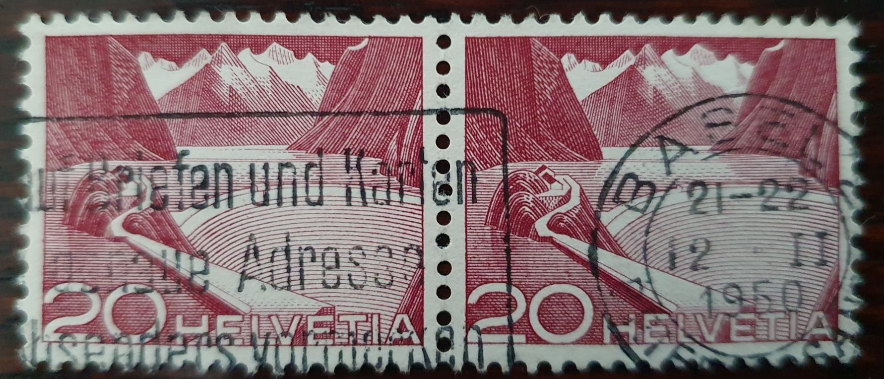 Alle Briefmarken: 301 Paar Urtype Kat. 160.- – Gebraucht aus Fislisbach von Zigzag12