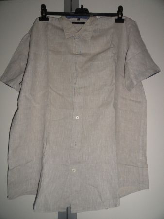 100% LEINEN - HEMD SEVENSIGN GR. L ***