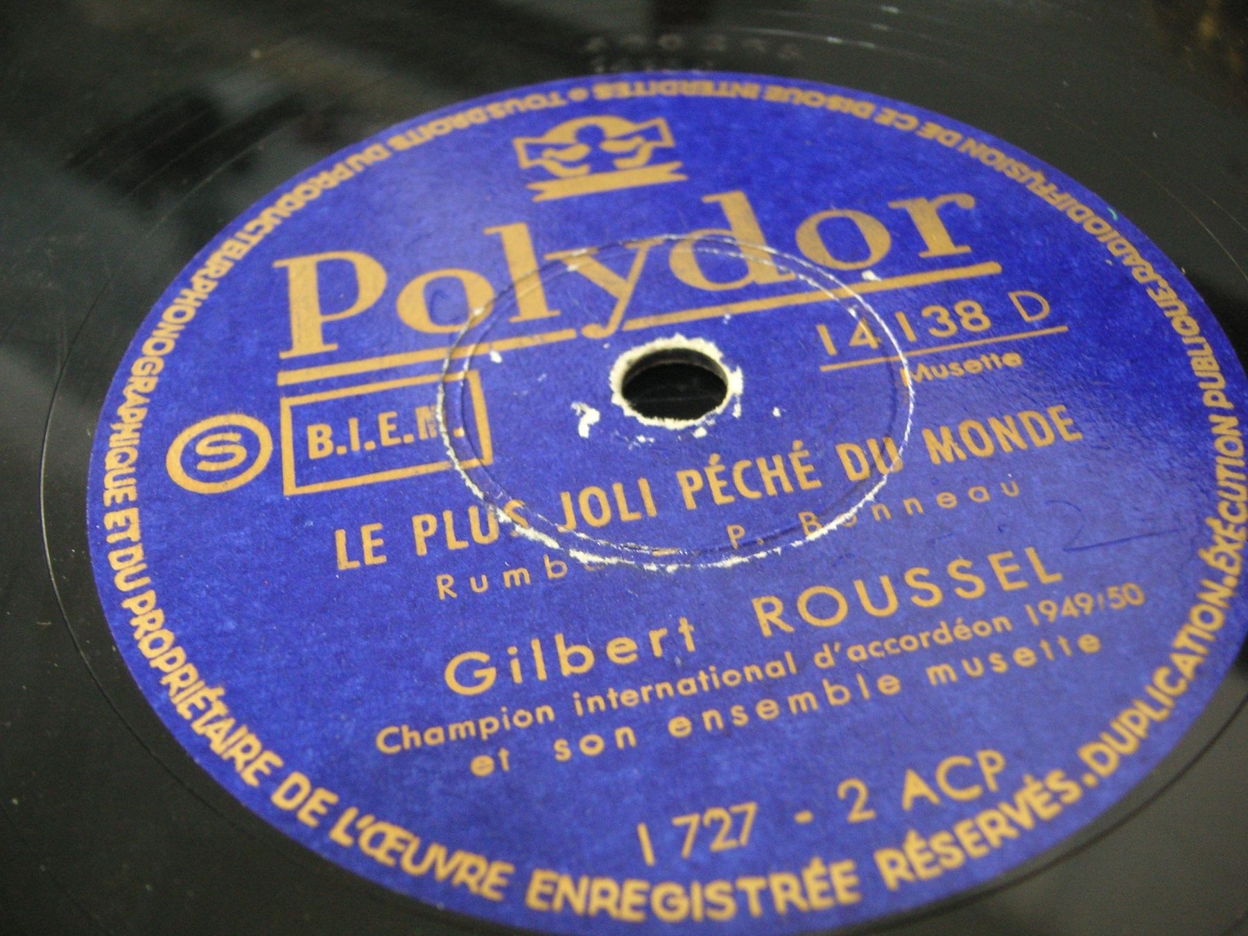 Schallplatten: DISQUES 78 TOURS – Gebraucht aus Lausanne von Leag 2