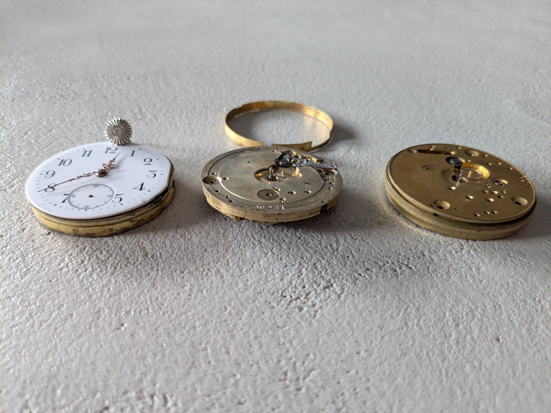 Orologi: 3 Taschenuhr Uhrwerke – Usato da Weinfelden venduto da blaukreuz_brocki_TG 1