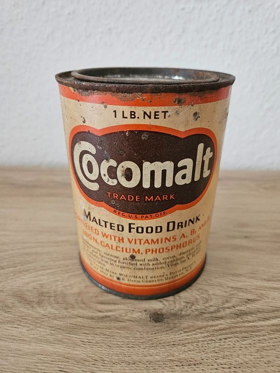 Kakao Cocomalt Blechdose USA 1930s ** ungeöffnet ** | Kaufen auf Ricardo