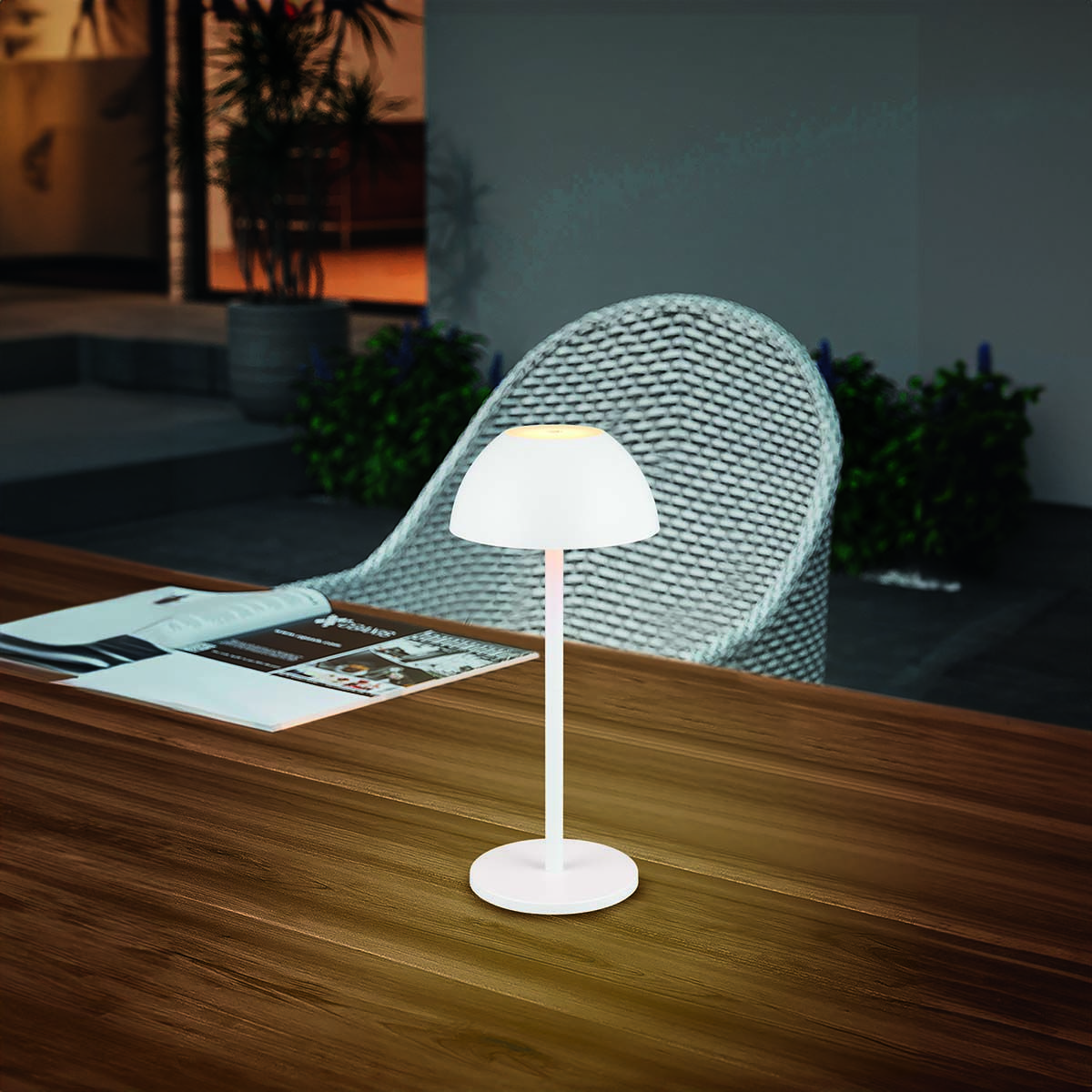 Lampen: LED Aussen Tischleuchte, Akku,30 cm Höhe – Neu (gemäss Beschreibung) aus Kreuzlingen von Smart-Light 2