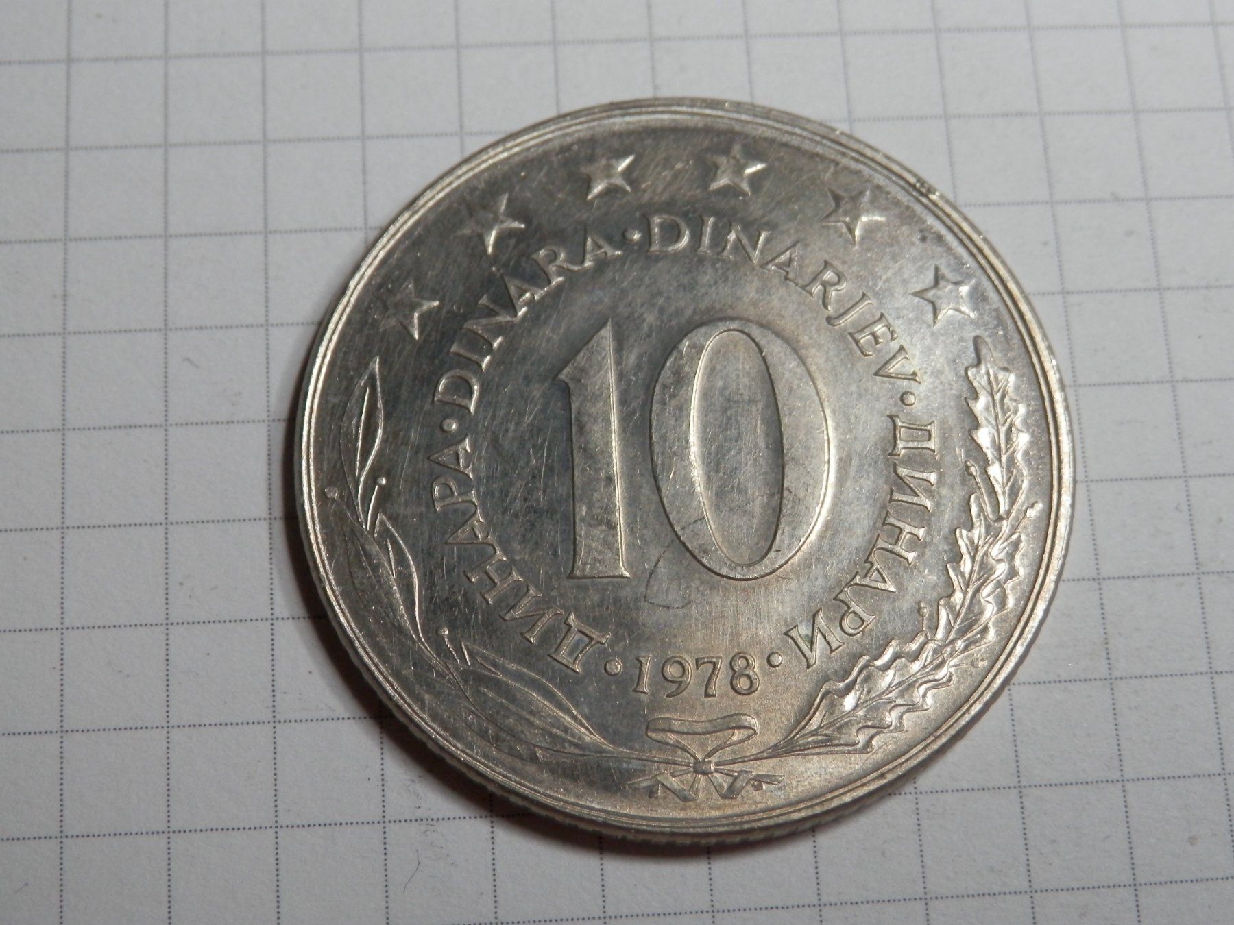 Tutti le monete: Jugoslawien 10 Dinar, 1978 – Usato da Weiach venduto da weiach81