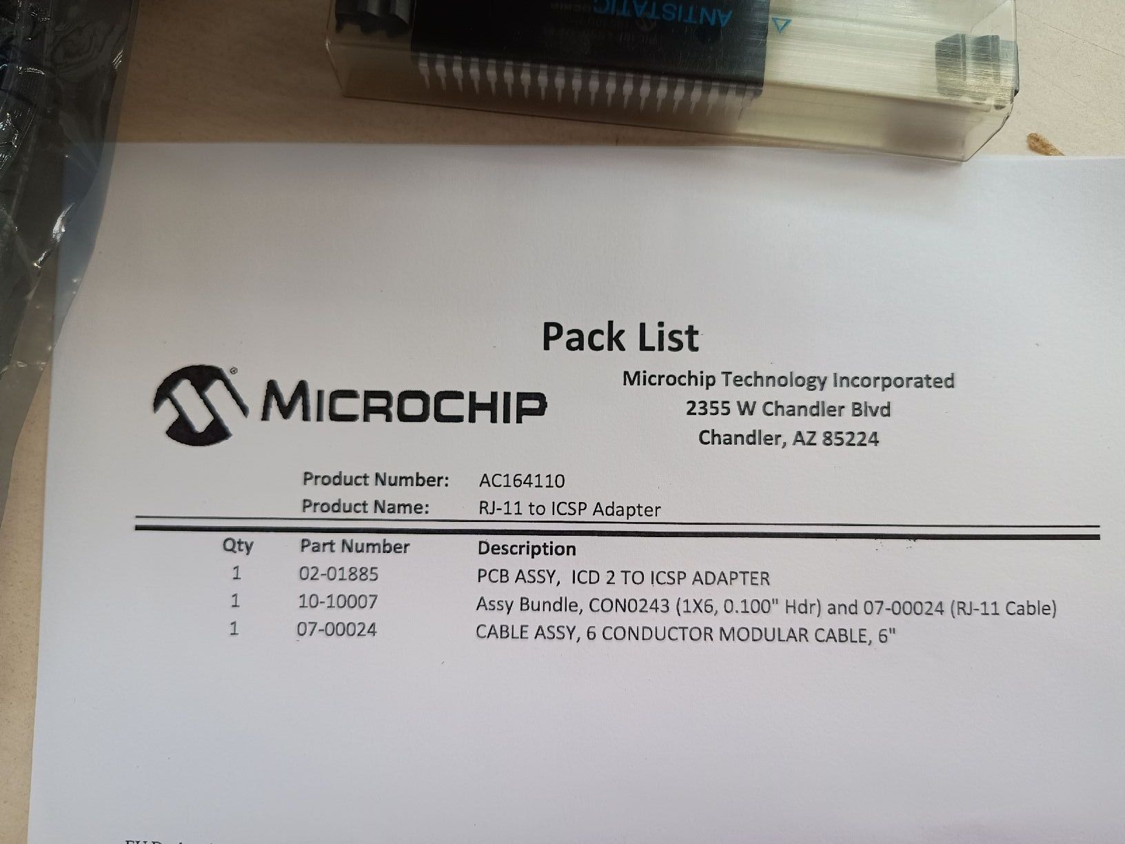 Elektronikbauteile: Microchip PIC18F4550 ICSP Adapter Kit, als defekt – Defekt aus Döttingen von Schlei 1
