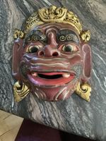 Alte Holzmaske Hanuman