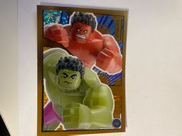 Carte Lego Marvel Avengers Hulk Rouge - Édition Limitée!