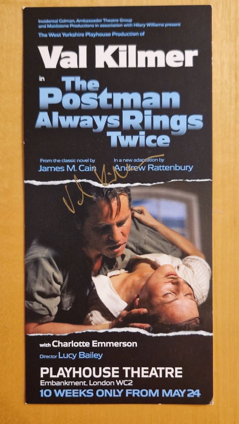 Autogramme: Val Kilmer, Original Autogramm auf Flyer – Gebraucht aus Salmsach von aacs65