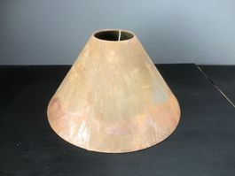 Design Lampenschirm, in Rost-Optik, toll gemacht