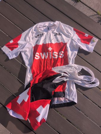 Velotrikot mit Hose im Set Gr. S Unisex Rad Velohose Trikot