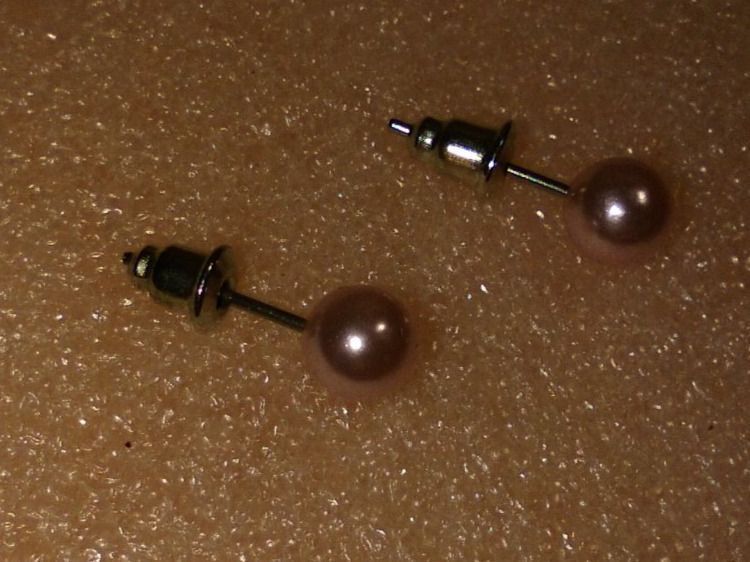 Orecchini pendenti & Orecchini a lobo: ohrringe modeschmuck,,,künstliche perlen,,,,hellroserot – Nuovo (secondo la descrizione) da Basel venduto da bijoutrie_4 4