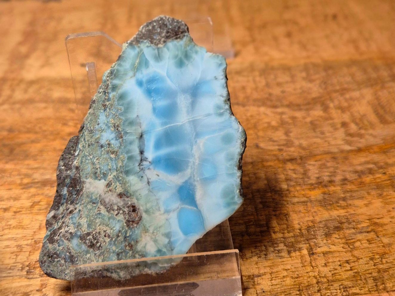 Pietre preziose: Larimar Scheibe – Nuovo (secondo la descrizione) da Rünenberg venduto da Ainhoa13 1