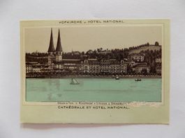Luzern Hofkirche und Hotel National