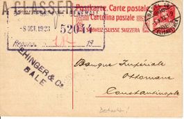 PK, 1923 nach Konstantinopel