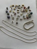 Schöne Charms, Ketten und Armb. Silber (925 , 80 Gramm