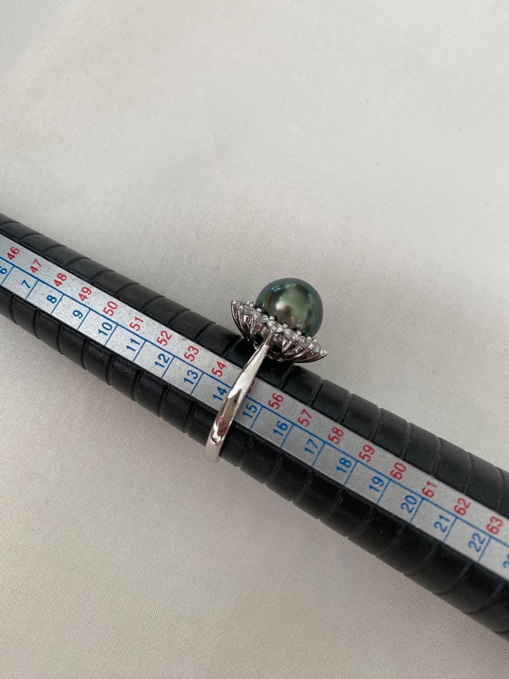 Ringe: 10.7mm Tahiti Perlen Ring /echte Perle – Neu und originalverpackt aus Sarnen von Yingsperlen1 2