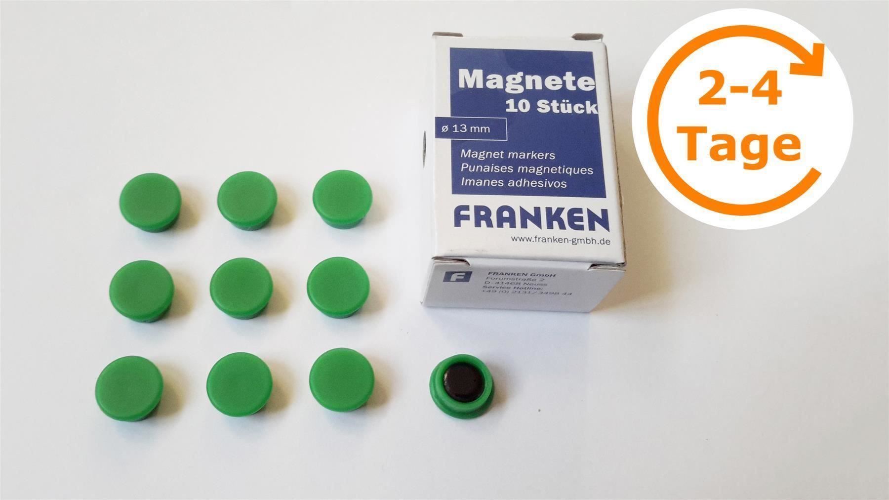 Calamite: Magnete 10 Stück, 13 mm, grün – Nuovo e nell'imballaggio originale da St. Gallen venduto da cointec