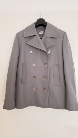 Philosophy di Alberta Ferretti Grey Cotton Jacket US6