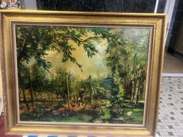 HUILE SUR TOILE ANCIENNE SIGNÉE
