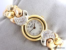 CHOPARD CASMIR 18K TRICOLOR DIAMANTEN REF. 917-1 DAMENUHR