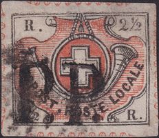 Breitrandige WINTERTHUR, Nr.12 mit Befund, Kat: 5400.-