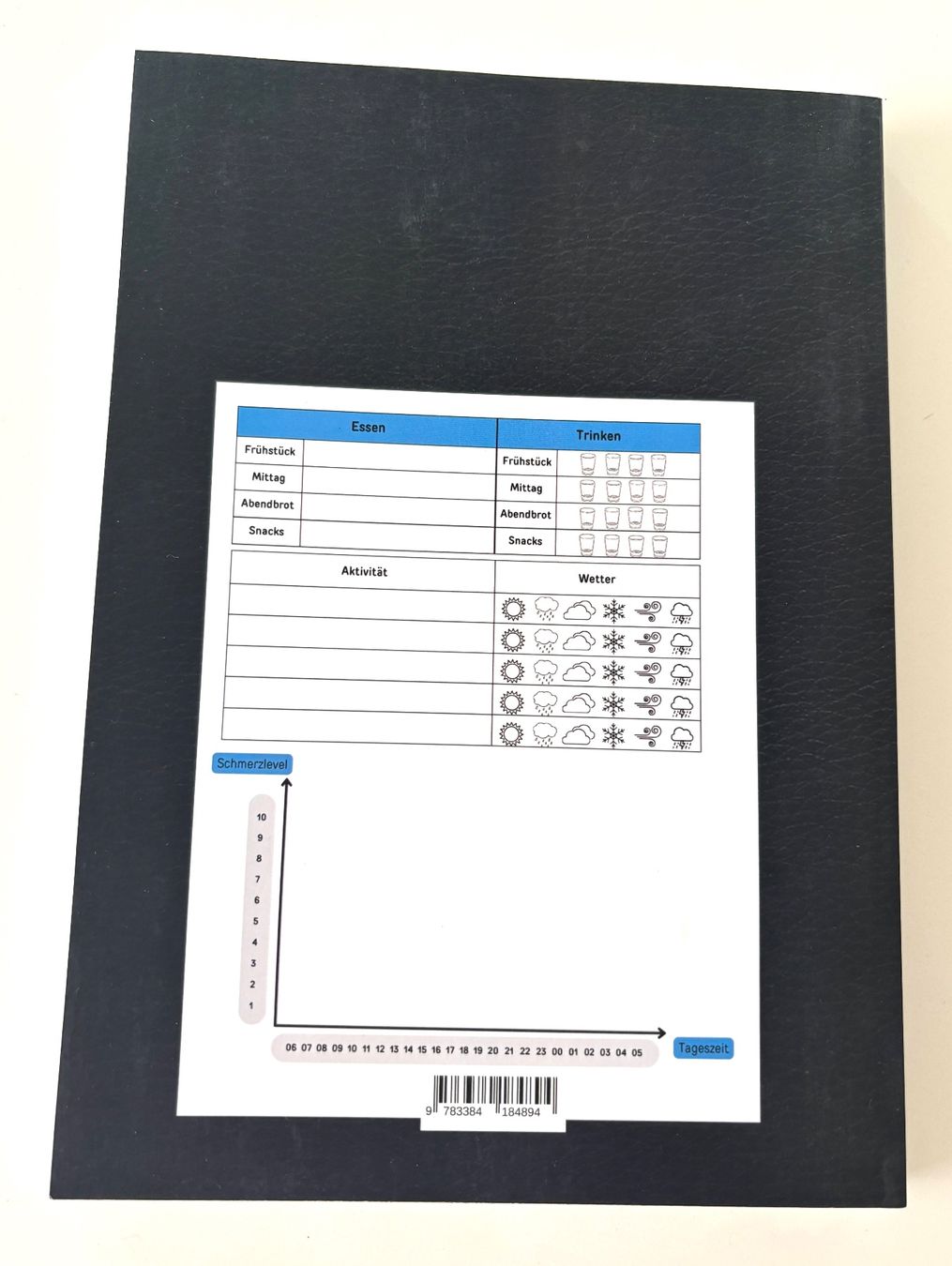 Libri: Schmerz- Gesundheitstagebuch - NEU – Nuovo (secondo la descrizione) da Bottmingen venduto da marktplatz-buecher 1