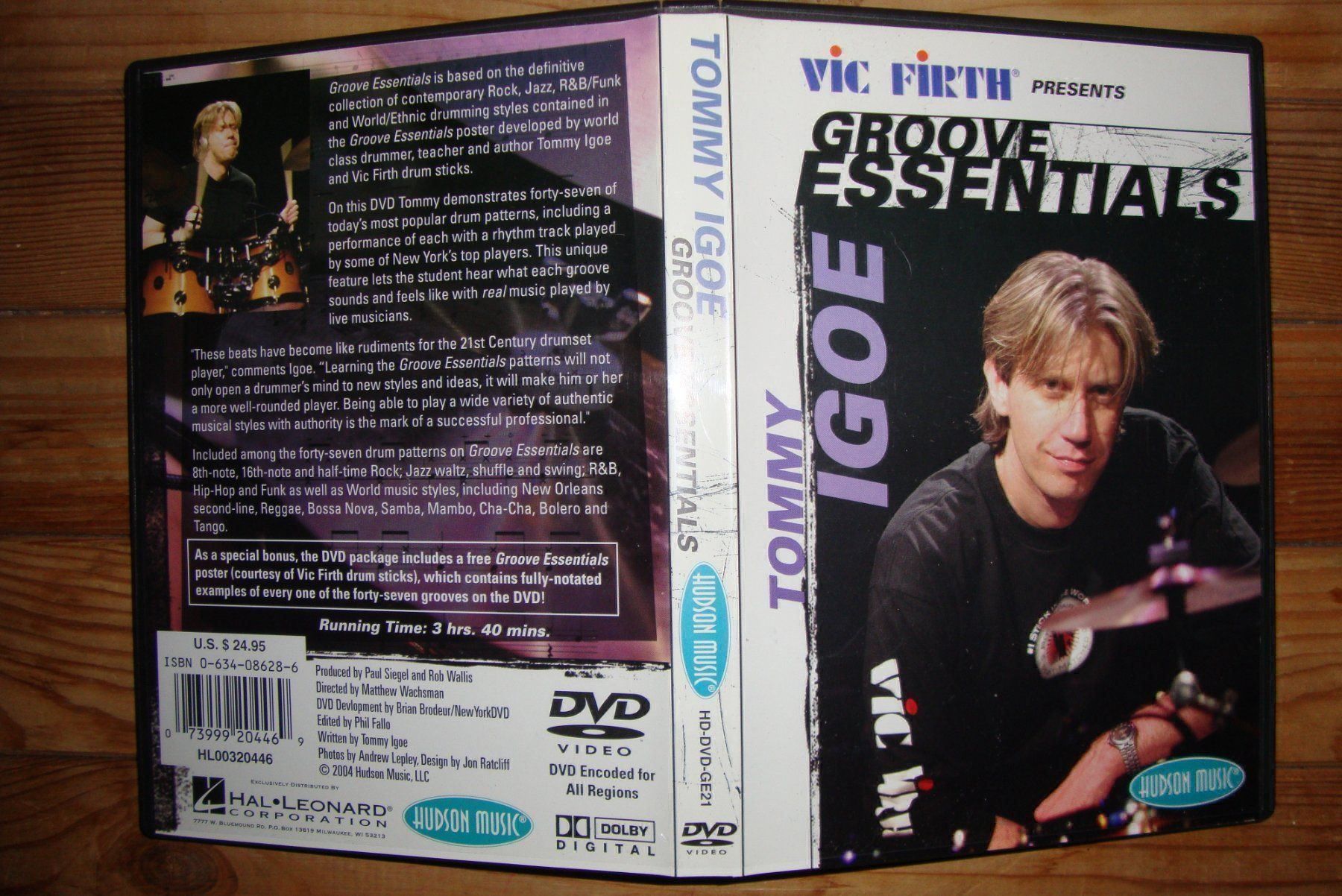 Alle DVDs: DVD - GROOVE ESSENTIALS - VIC FIRTH - DRUMMER – Gebraucht aus Bern von carola31 1