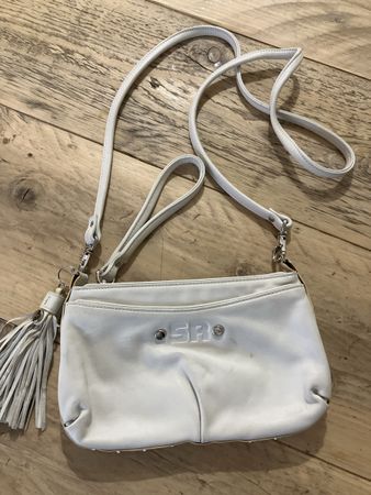Sonia Rykiel Paris Ledertasche Weiss Top Zustand!