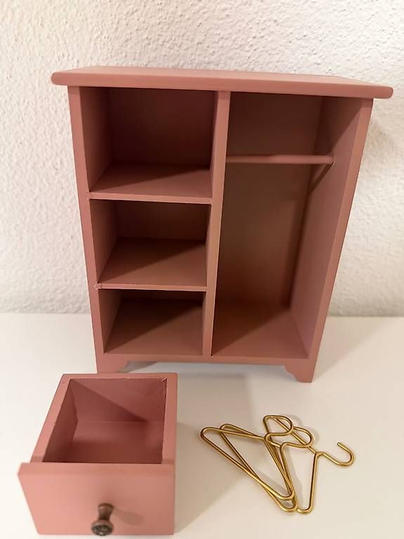 Case e mobili per bambole: Puppenhausmöbel Kleiderschrank – Nuovo (secondo la descrizione) da Richterswil venduto da binchen03 2