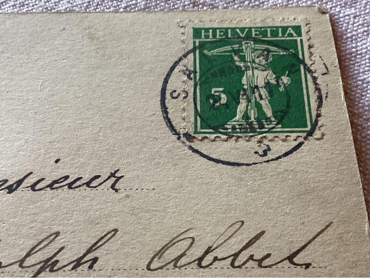 Cartoline postali: Biolley/ salvan 1911 – Difettoso da Luc (Ayent) venduto da Rebouille 2