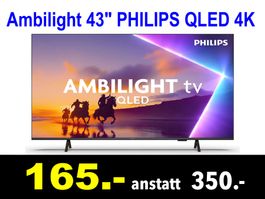 🔴  TV Ambilight 43" PHILIPS QLED 4K /424B