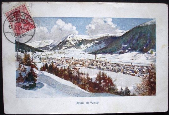 Cartes postales: DAVOS im Winter – D'occasion à Jona par philajona