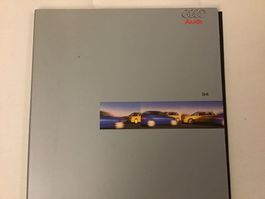 Audi S 4 Prospektmappe mit 80 Seiten Juli 1999