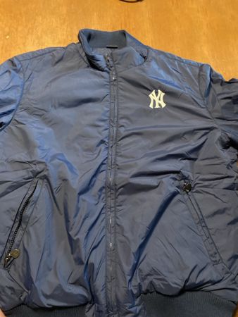New York Yankees Jacke MLB blau mit Logo Stickerei