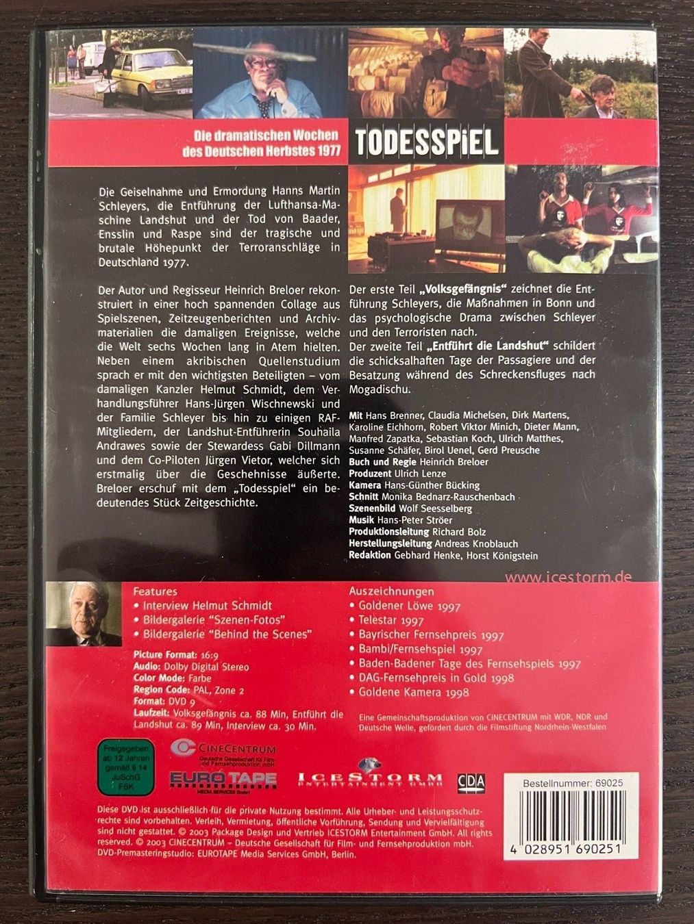 Tutti i DVDs: Todesspiel – Usato da Zürich venduto da FilmFreunde 1
