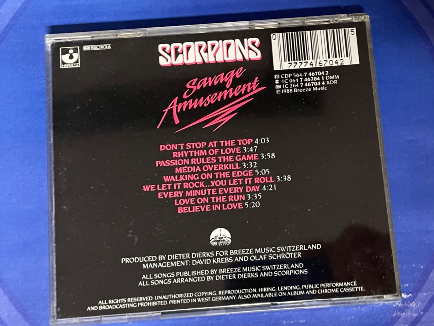 CD: Scorpions – Usato da Muri b. Bern venduto da AdidasCollector 1