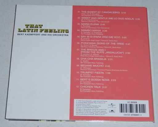 CDs: Bert Kaempfert - That Latin Feeling [Polydor] – Gebraucht aus Unterbäch von qlewi 1