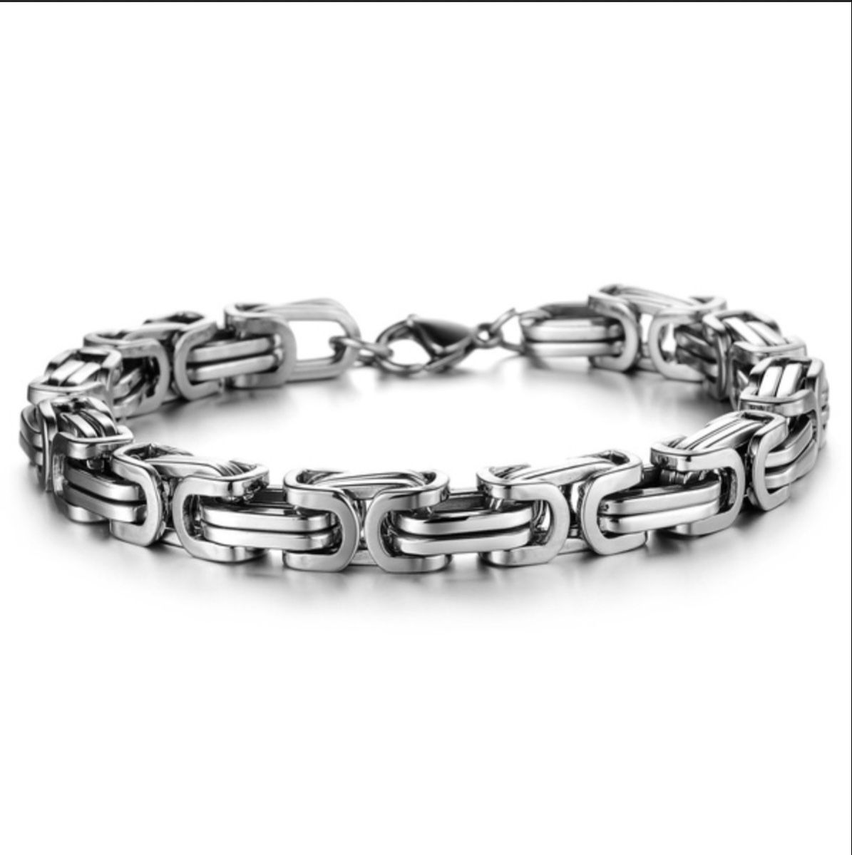 Bracciali & Braccialetti: Königsarmkette aus Edelstahl – Nuovo e nell'imballaggio originale da Spreitenbach venduto da Charmejewelry