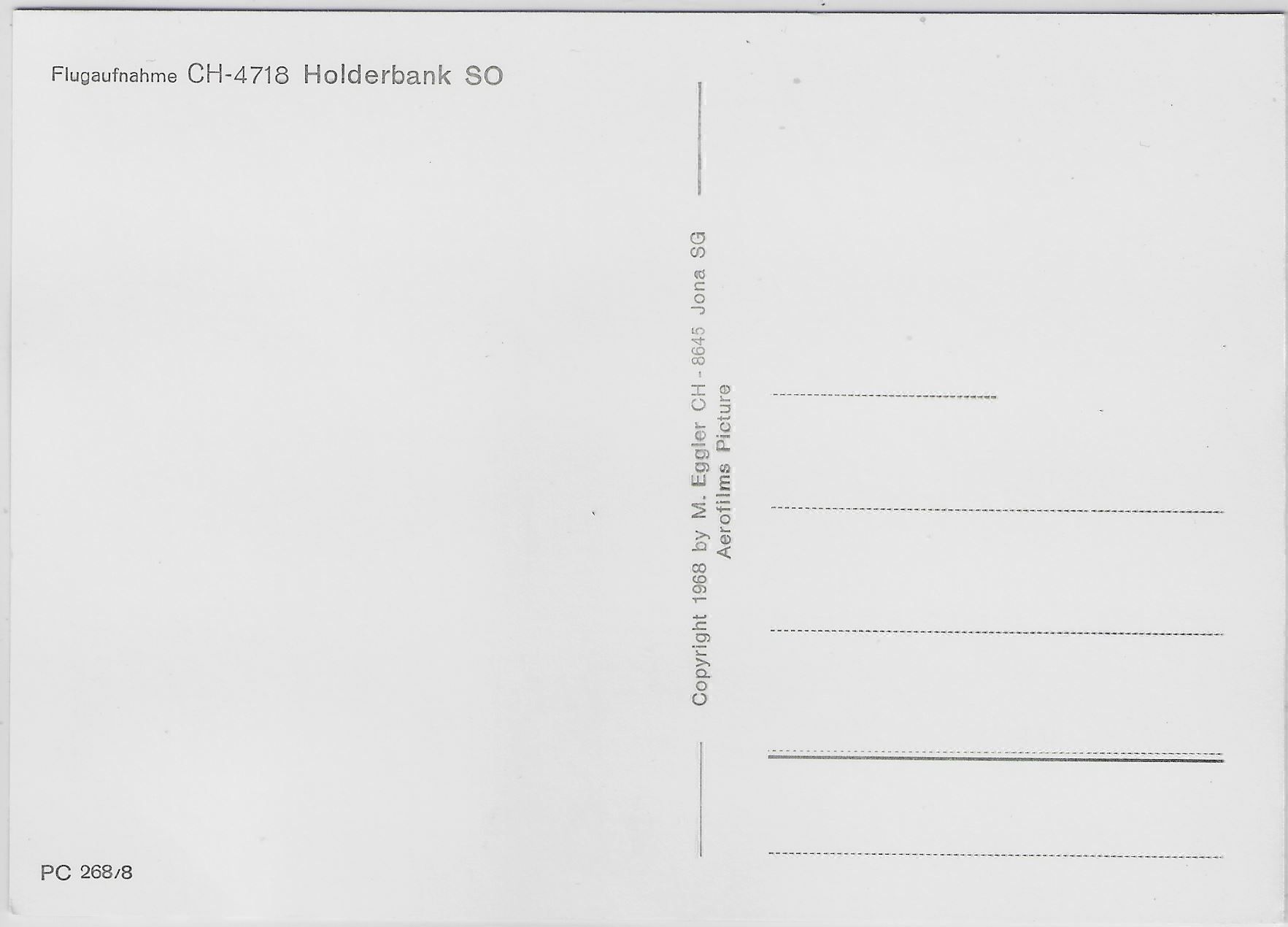 Cartoline postali: Flugaufnahme Holderbank SO – Antico da Ettingen venduto da Kartenplanet 1