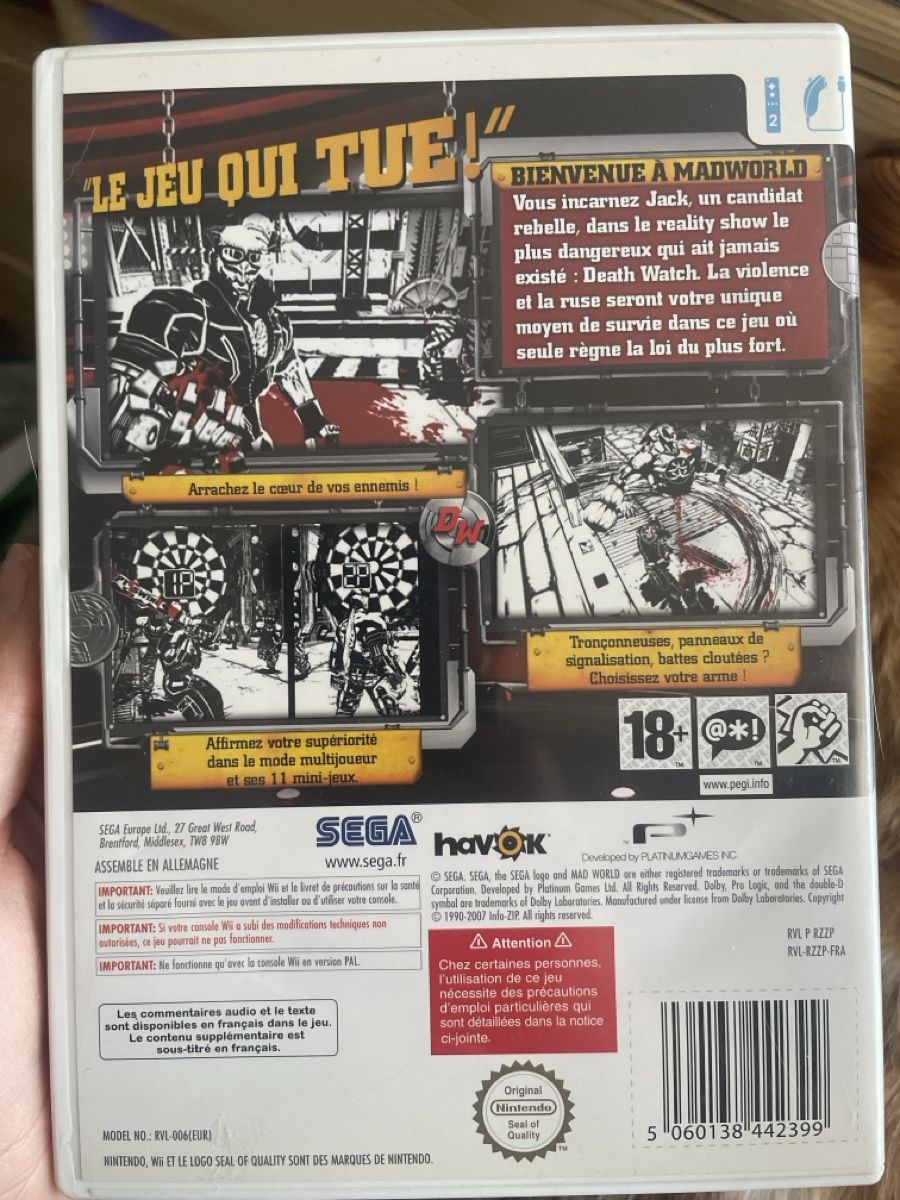 Sega Spiele: Madworld Wii – Gebraucht aus Carouge GE von CGuillet 1