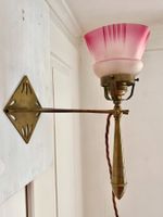 Vienna Secession - Brass Gimbal Lampe, 1900er