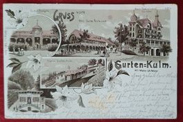 Gruss vom Gurten Kulm 1901