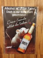 Schild, Tafel, Blechtafel, Bar, Küche Dekoration