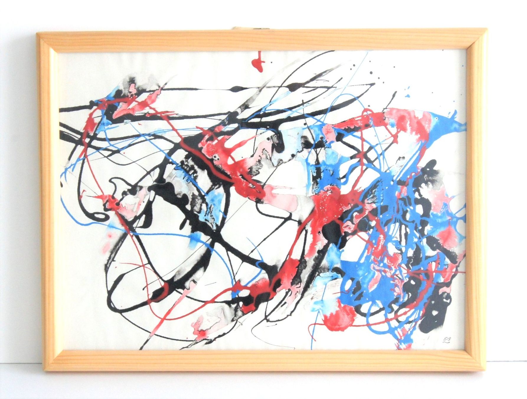 Tableaux: Informel Gemälde: Lebhaft – D'occasion à Fribourg par erw_68dx